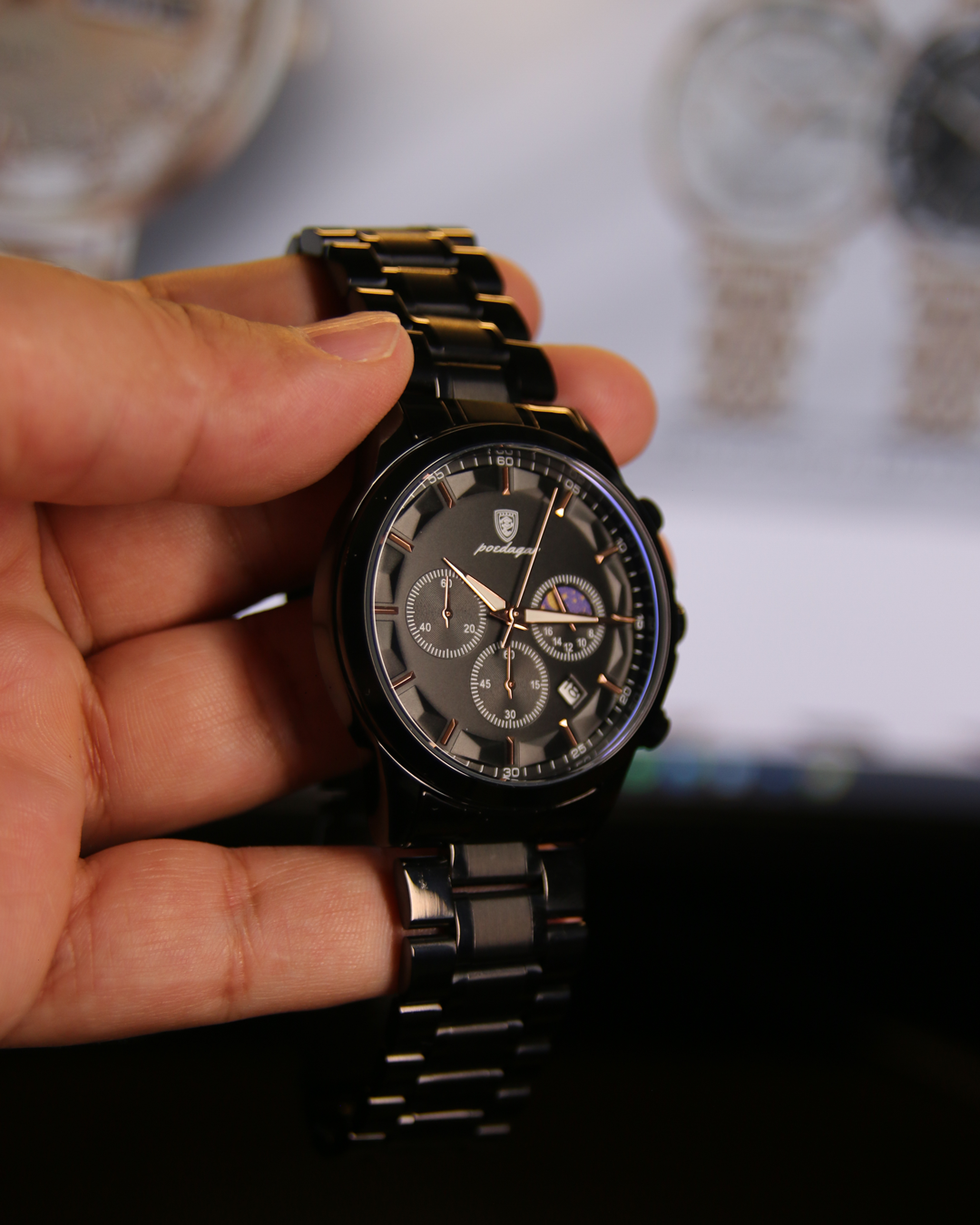 Relógio Poedagar Nautilus All Black®
