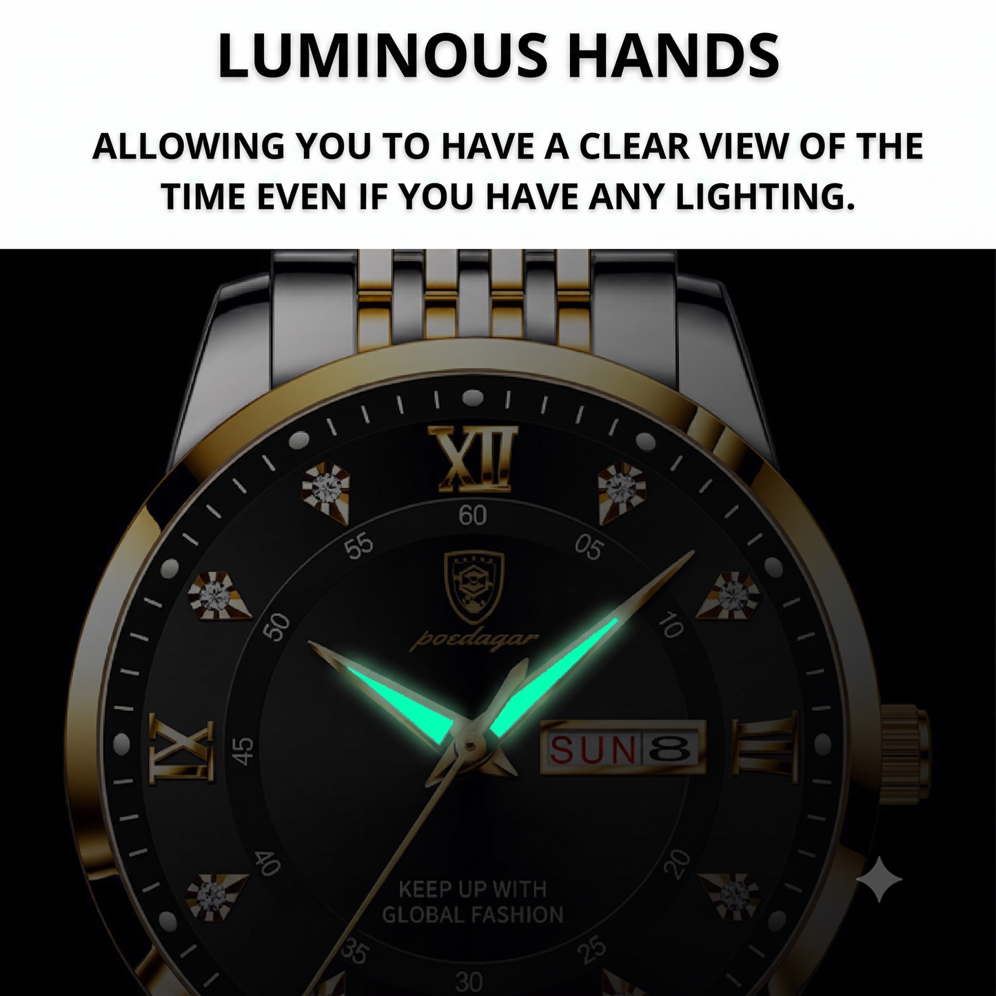 Poedagar Quartz Luxury® Watch