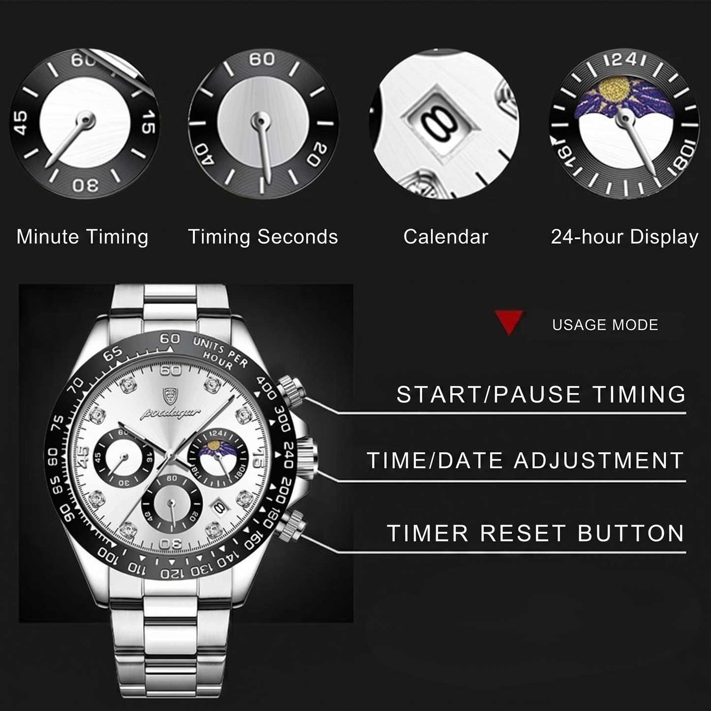 Poedagar Dayhero® Watch
