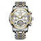 Steel Strap with White Dial