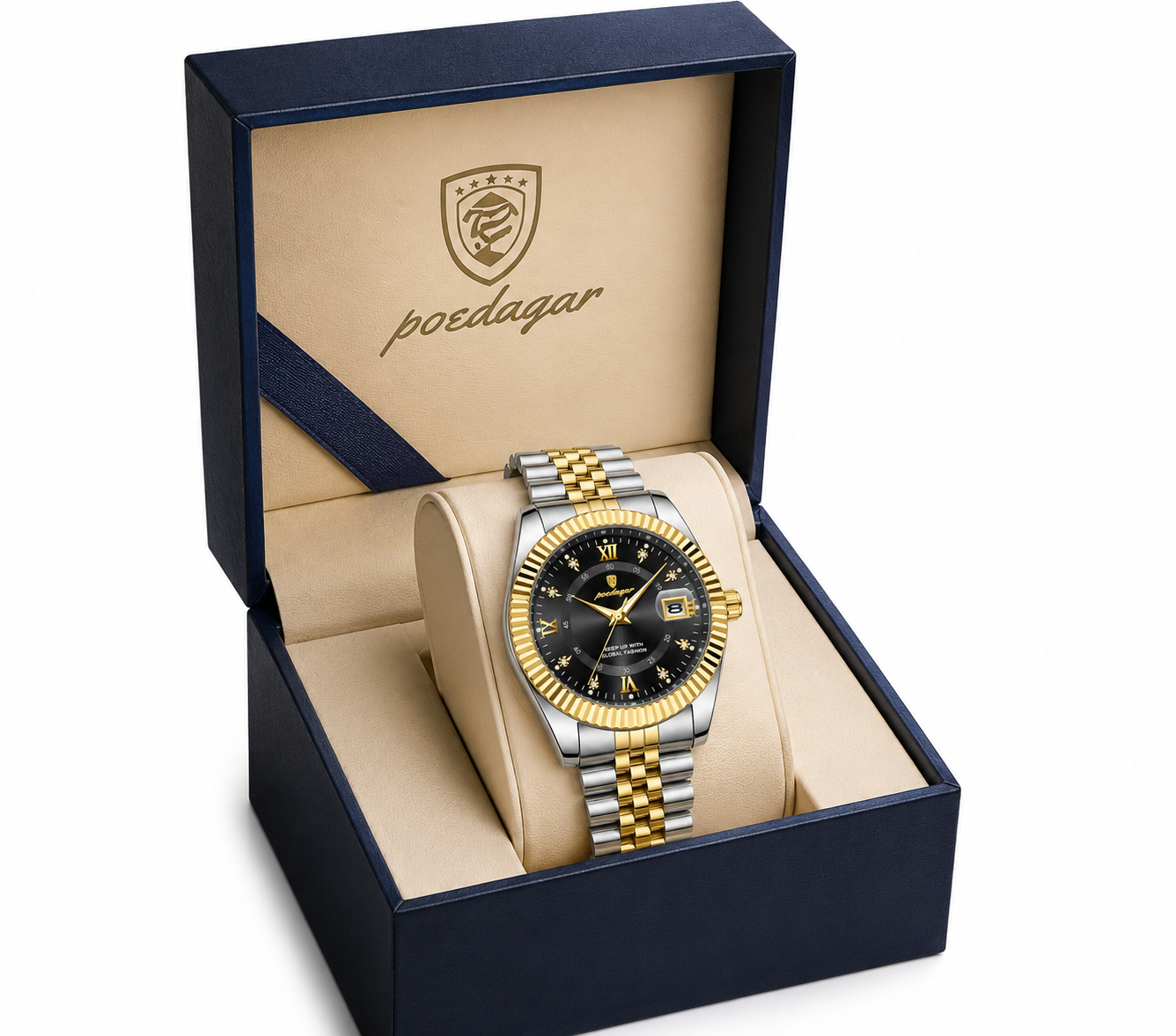 Relógio Poedagar GoldenStar® - com caixa