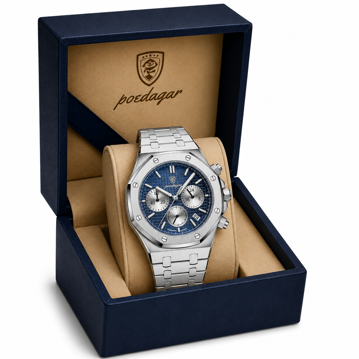 Relógio Poedagar RoyalKing OAK® - com caixa