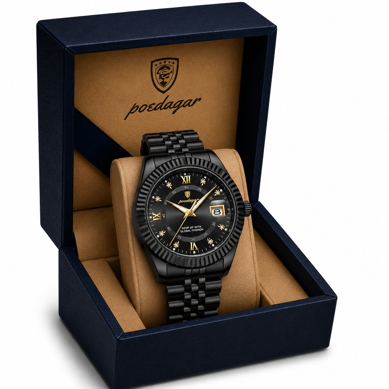 Relógio Poedagar BlackStar® - com caixa