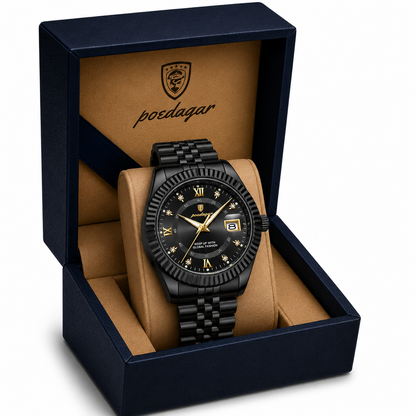 Relógio Poedagar BlackStar® - com caixa